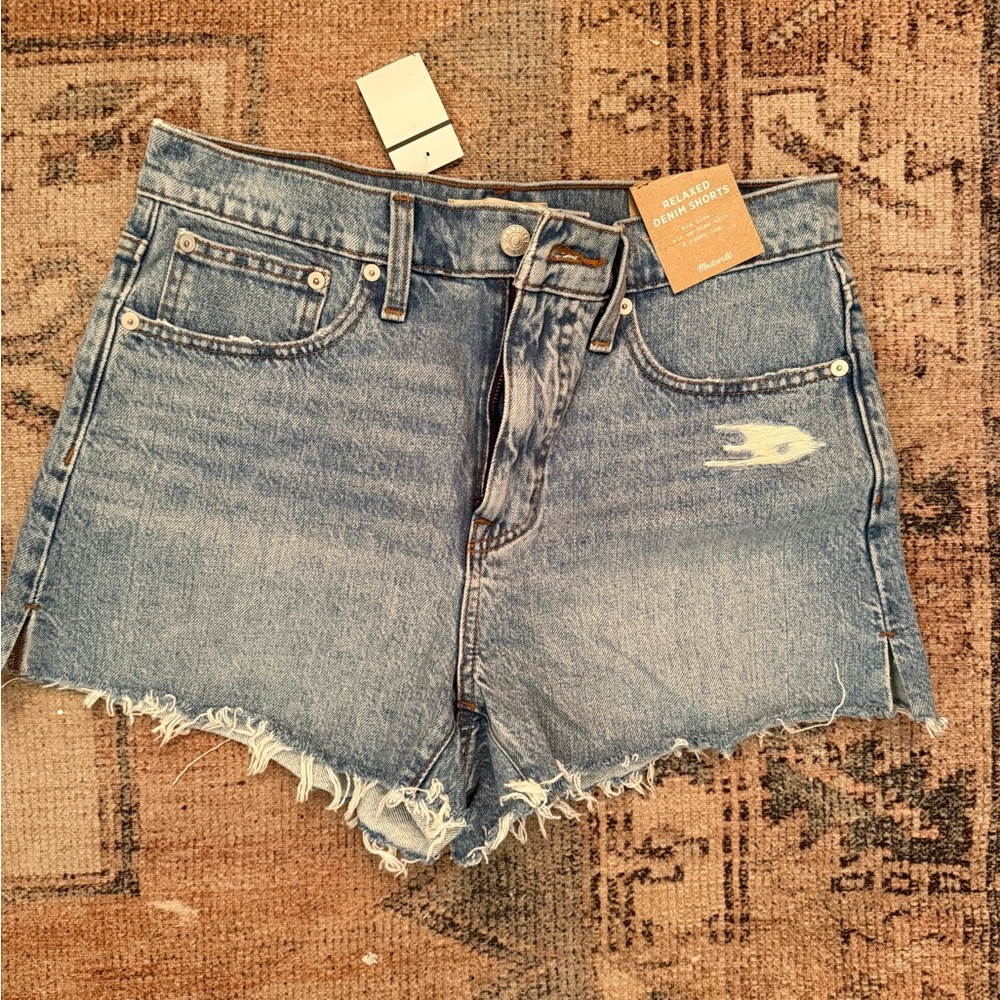 NWT Madewell Relaxed Denim Shorts